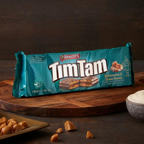 Tim Tams Is Dropping A New Flavour: Butterscotch & Cream!