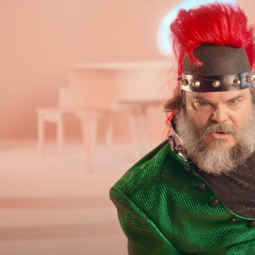 Please Enjoy Jack Black Performing 'Peaches' From The Super Mario Bros. Movie In A Dope Green Suit