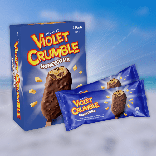 Violet Crumble Has Released Ice Creams Just In Time For Summer!