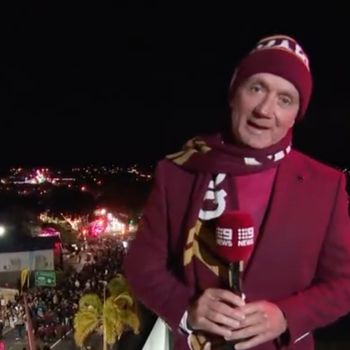 Meteoroid Spotted Behind Brisbane Weather Presenter On Air!