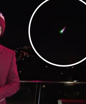 Meteoroid Spotted Behind Brisbane Weather Presenter On Air!