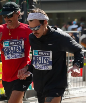 Harry Styles Was Spotted Secretly Running The Tokyo Marathon And He Smashed It